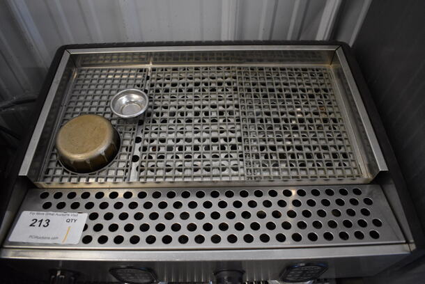 Faema Stainless Steel Commercial Countertop 2 Group Espresso Machine w/ 2 Portafilters. 24x20x17.5 - Image 4 of 6
