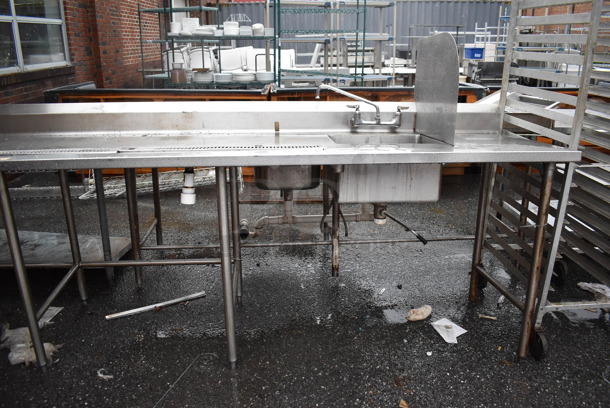 Stainless Steel Soda Station w/ Sink Bay, Faucet, Handles and Splash Guard. 156x31x56 - Image 2 of 6