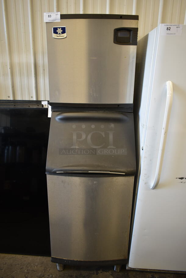 2016 Manitowoc ID052 Stainless Steel Commercial Ice Head on Manitowoc B420 Commercial Ice Bin. 115 Volts, 1 Phase.  - Image 1 of 6