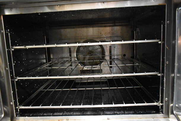 2 Lang ECCO-LMDR Stainless Steel Commercial Electric Powered Full Size Convection Oven w/ View Through Doors and Metal Oven Racks. 208/240 Volts, 1/3 Phase. 2 Times Your Bid! - Image 10 of 12