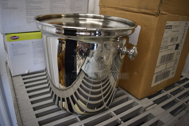 BRAND NEW IN BOX! Stainless Steel Ice Bucket. 9.5x8.5x8 - Image 3 of 3
