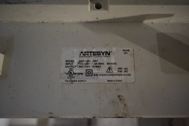 Artesyn AA27480L-48V Telecom Power Supply. 100-120 Volts, 1 Phase.  - Image 8 of 8