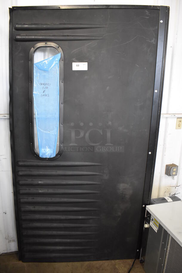 Chase Doors Metal Swinging Kitchen Door. 43x1.5x79.5