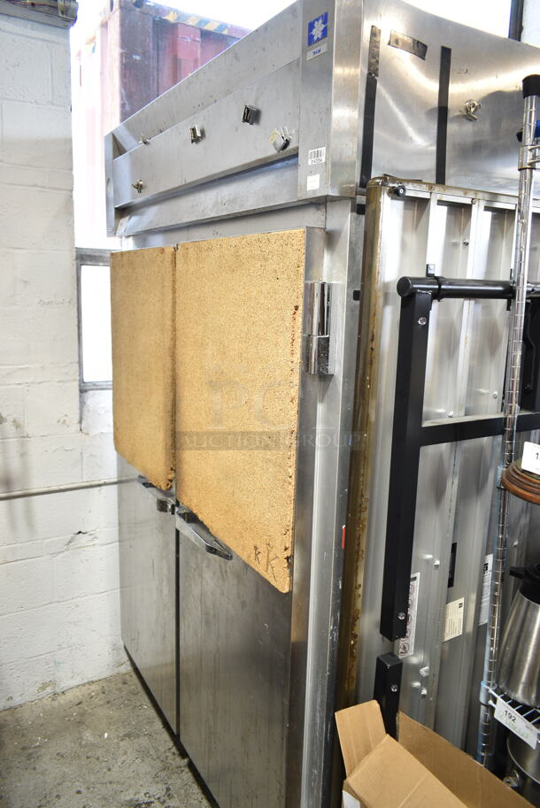 McCall 4-4045C Stainless Steel Commercial 2 Door Reach In Cooler w/ Racks. 115 Volts, 1 Phase. Tested and Working! - Image 1 of 6