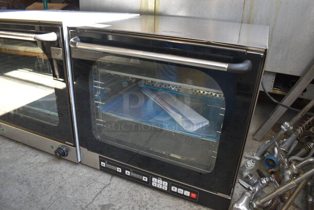 BRAND NEW! Perspective Model EB-1AE Stainless Steel Commercial Countertop Electric Powered Convection Oven w/ View Through Door and Metal Oven Racks. 220 Volts, 1 Phase. 23.5x23x22 - Image 2 of 5