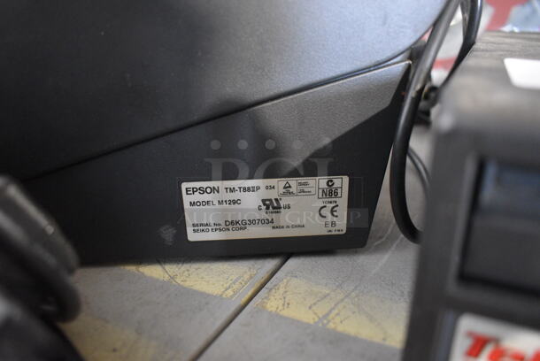 Epson Model M129C Receipt Printer. 6x7.5x6 - Image 4 of 5