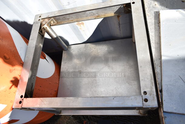 Stainless Steel Equipment Stand Frame w/ Under Shelf.  - Image 2 of 2