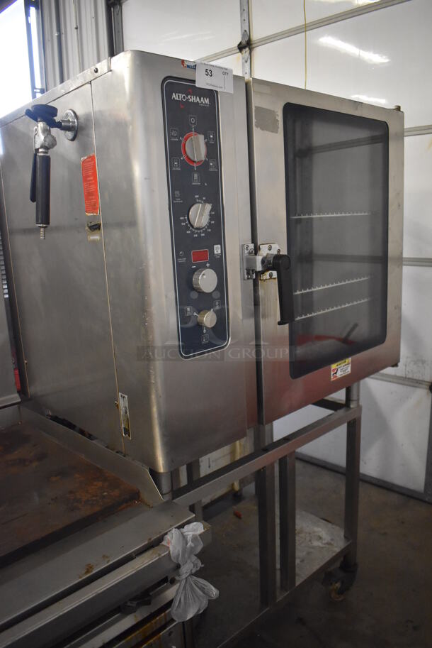 Alto Shaam Model 10.10 ML Stainless Steel Commercial Electric Powered Combitherm Convection Oven w/ View Through Door on Stand. 208-240 Volts, 3 Phase. 42x30x71 - Image 5 of 8