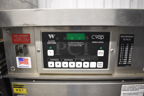 2017 Winston Model CAC503GE CVap Stainless Steel Commercial Single Door Warming Heated Cabinet. 120 Volts, 1 Phase. 19.5x27.5x35.5. Cannot Test Due To Plug Style - Image 3 of 6