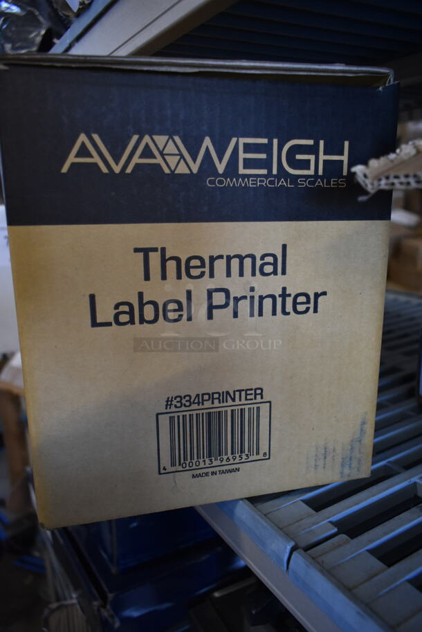 BRAND NEW SCRATCH AND DENT! AvaWeigh 334PRINTER Thermal Label Printer for Price Computing Scales - Image 6 of 8