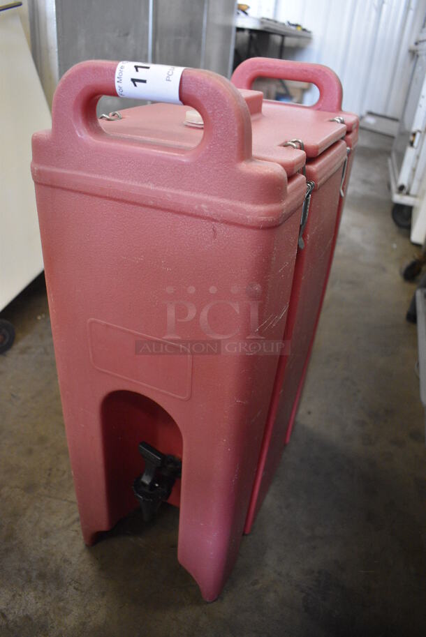 Cambro Model 500LCD Pink Poly Insulated Beverage Holder Dispenser. 9x16x24 - Image 2 of 6