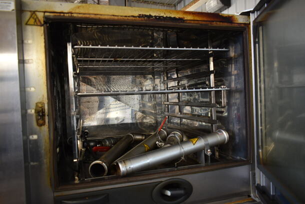 2 2016 Rational Stainless Steel Commercial Combitherm Self Cooking Center Convection Ovens on Commercial Casters. Top Model: SCC WE 62. Bottom Model: SCC WE 102. 480 Volts, 3 Phase. 2 Times Your Bid! - Image 7 of 8