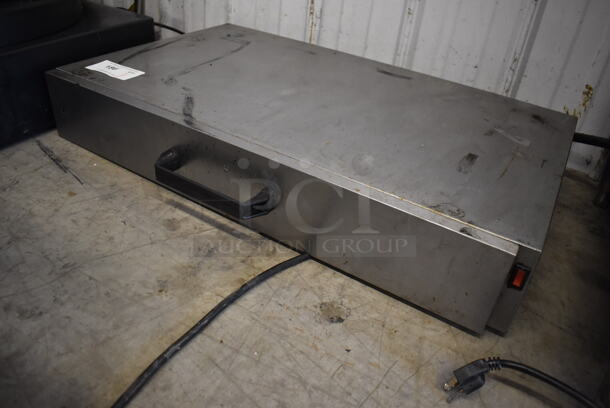 Stainless Steel Commercial Single Drawer Warming Drawer. 115 Volts, 1 Phase. 33x22x6. Tested and Powers On But Does Not Get Warm - Image 3 of 5