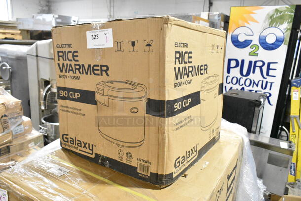 BRAND NEW SCRATCH AND DENT! Galaxy 177RWG90 Rice Warmer.  - Image 2 of 3