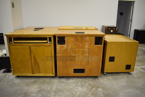 Wooden Storage Units on Wheels. 5 Times Your Bid! (Main Building)  - Image 1 of 5