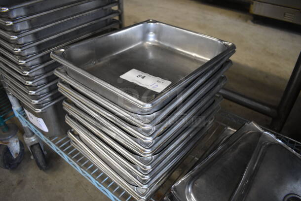 10 Stainless Steel 1/2 Size Drop In Bins. 1/2x2.5. 10 Times Your Bid! - Image 3 of 3