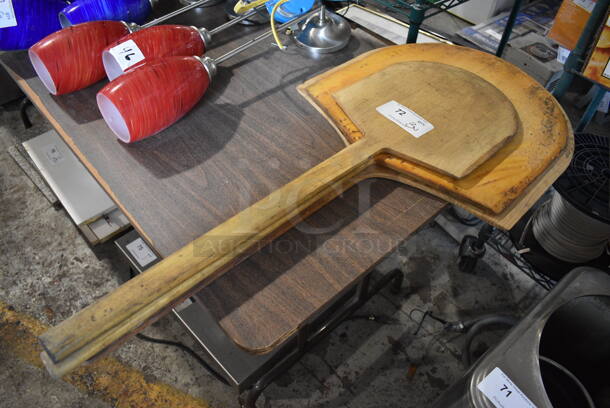 3 Wooden Pizza Peels. Includes 20x42x1. 3 Times Your Bid! - Image 1 of 3