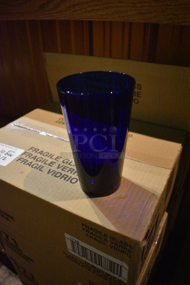 10 Boxes of 12 BRAND NEW Libbey 171B Blue Flare Cooler Beverage Glasses. 3.5x3.5x6. 10 Times Your Bid! (bar) - Image 3 of 4