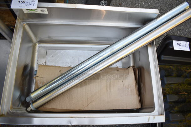 BRAND NEW SCRATCH AND DENT! Regency 600IB1824CP 18" x 24" Underbar Ice Bin with 7 Circuit Post-Mix Cold Plate and Bottle Holders - 51 lb. - Image 3 of 6