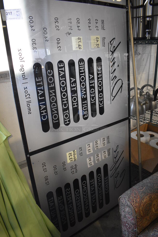 Clear Poly Menu. 96x1x36 - Image 2 of 3