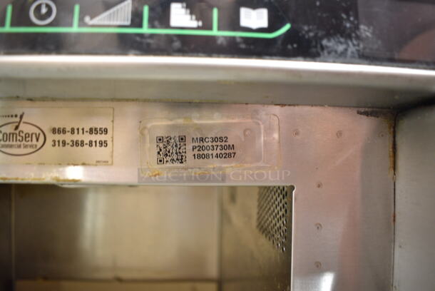 2018 Menumaster MRC30S2 Stainless Steel Commercial Countertop Microwave Oven. 208/240 Volts, 1 Phase.   - Image 4 of 5