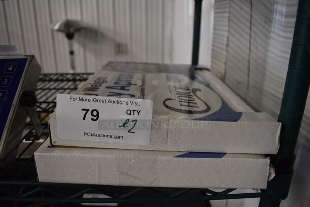 ALL ONE MONEY! Lot of 2 Boxes of Choice Heavy Weight Poly Aprons - Image 2 of 3