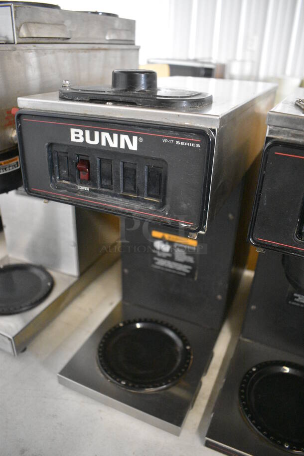 Bunn Model VP17-1 Metal Commercial Countertop Single Burner Coffee Machine. 120 Volts, 1 Phase. 8x18x18 - Image 2 of 5