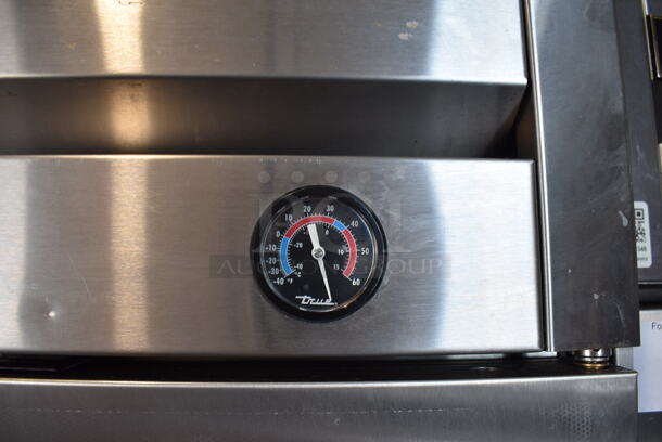2013 True T-49F ENERGY STAR Stainless Steel Commercial 2 Door Reach In Freezer w/ Poly Coated Racks. 115 Volts, 1 Phase. Tested and Working! - Image 6 of 7