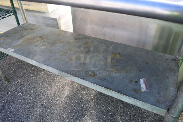 Stainless Steel Table w/ Metal Under Shelf. 60x24x36 - Image 4 of 4