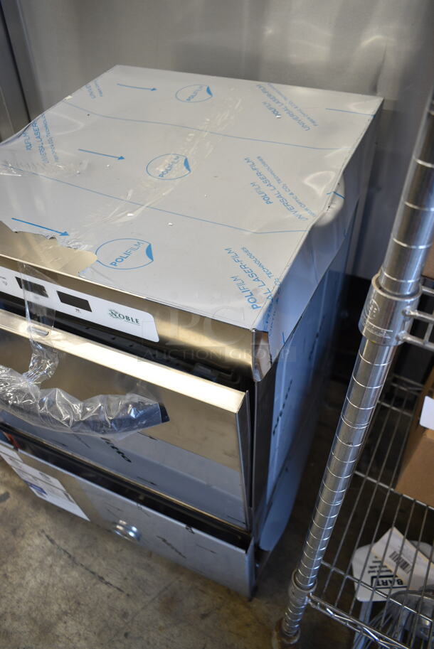 BRAND NEW SCRATCH AND DENT! 2023 Noble 495HTGW22 Hi Temp High-Temperature Underbar Glass Washer. 208/240 Volts, 1 Phase.  - Image 3 of 12