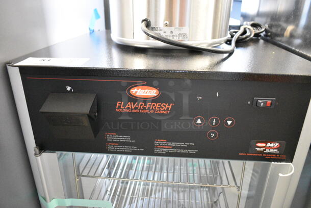 BRAND NEW SCRATCH AND DENT! Hatco FDWD-1X Flav-R-Fresh Humidified Impulse Hot Food Display Cabinet With 4 Shelf Stationary Rack. 120 Volts, 1 Phase. Tested and Working! - Image 3 of 7