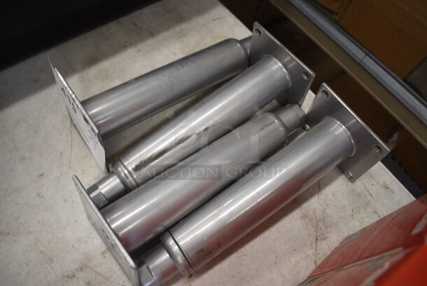 ALL ONE MONEY! Lot of 4 BRAND NEW! Metal Legs. 3.5x3.5x9 - Image 2 of 3