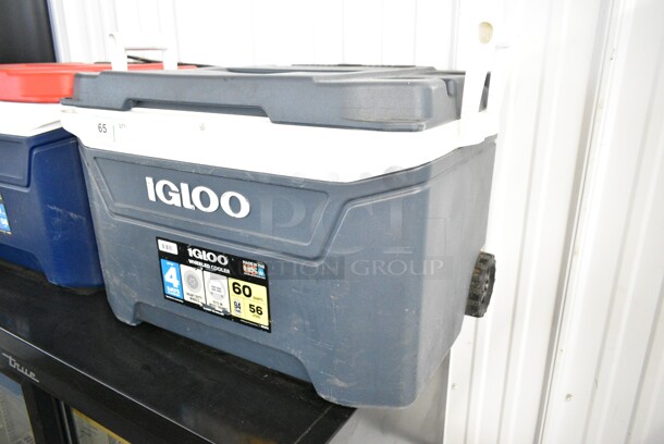 Igloo Wheeled 60 Quart Cooler.  - Image 2 of 6