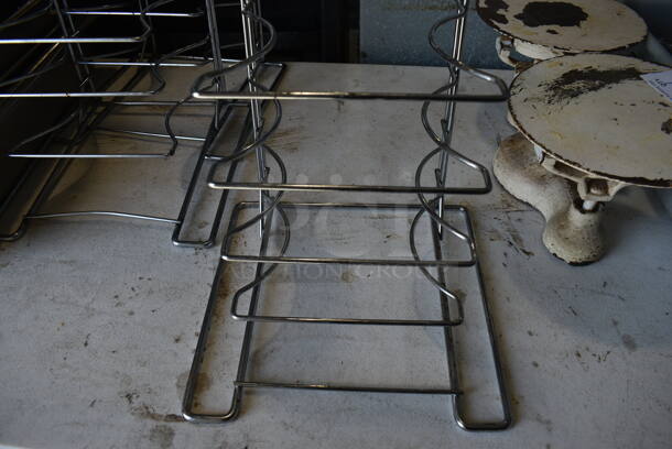 Metal Countertop Pizza Pan Rack. 12x12x28 - Image 3 of 3