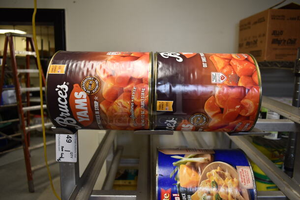 Metal Commercial #10 Can Rack. Does Not Include Contents. (dish room) - Image 2 of 8