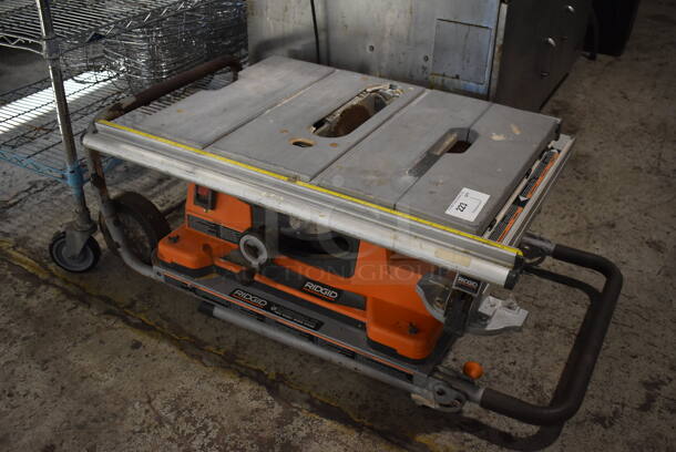 Rigid TS2400-1 Countertop Table Saw. 48x29x17. Tested and Working! - Image 4 of 8