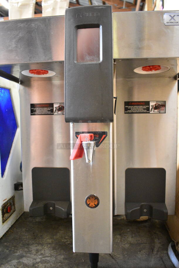 Fetco CBS-2132-XTS Stainless Steel Commercial Countertop Dual Coffee Machine w/ Hot Water Dispenser. 200-240 Volts, 1 Phase.  - Image 4 of 6