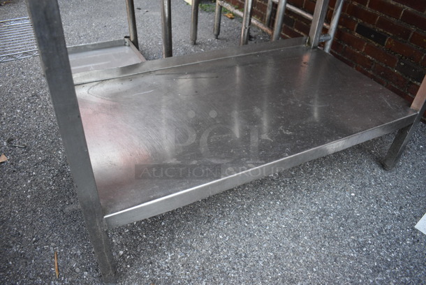 Stainless Steel Table w/ Metal Under Shelf. 72x30x33 - Image 3 of 4