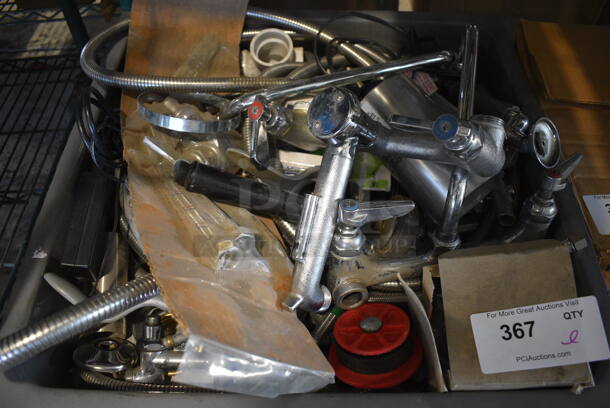 ALL ONE MONEY! Lot of Various Items Including Faucets in Gray Poly Bin! - Image 3 of 4