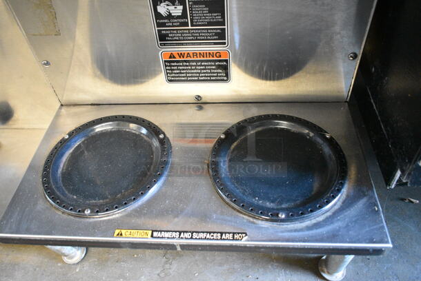 2017 Bunn AXIOM 2/2 TWIN Stainless Steel Commercial Countertop 4 Burner Coffee Machine. 120/208-240 Volts, 1 Phase.  - Image 3 of 6