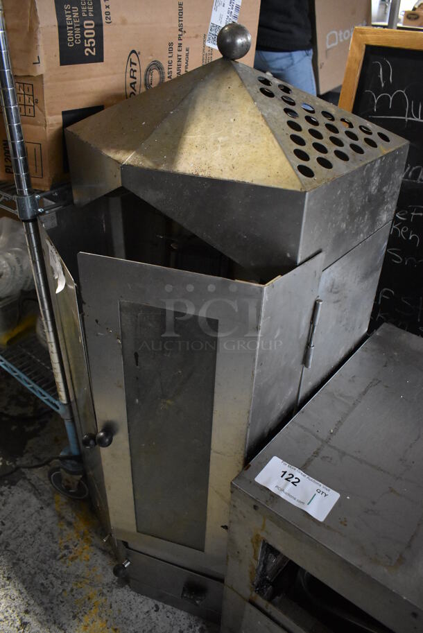 Stainless Steel Commercial Countertop Natural Gas Powered Gyro Machine. 17x19x42 - Image 2 of 6