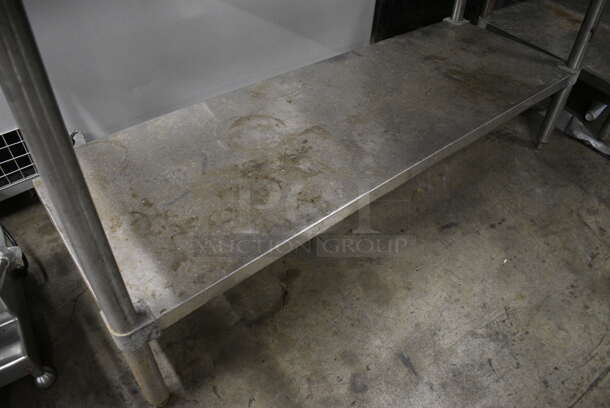 Win-holt Stainless Steel Table w/ Back Splash and Under Shelf. 60x23x39 - Image 3 of 5