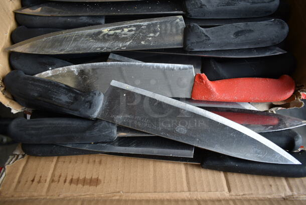 45 SHARPENED Stainless Steel Knives Including Chef Knives. 45 Times Your Bid! - Image 4 of 4