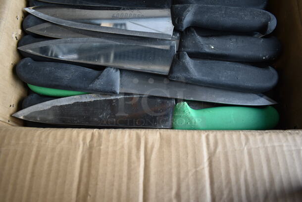 45 SHARPENED Stainless Steel Knives Including Chef Knives. 45 Times Your Bid! - Image 5 of 5