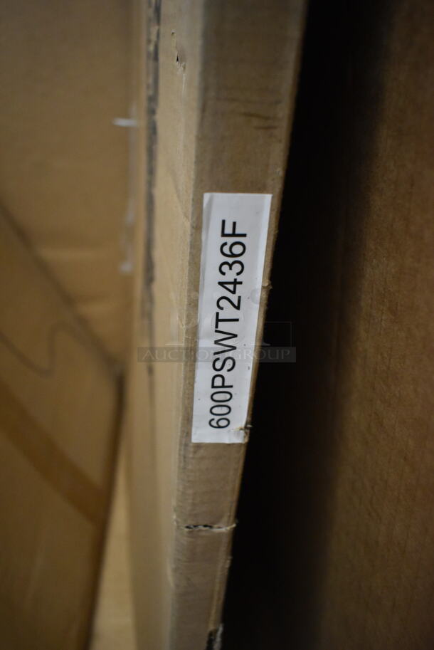 BRAND NEW SCRATCH AND DENT! Regency 600PSWT2436F 24" x 36" Poly Table Top for 24" x 72" Poly Top Table without Backsplash - Image 2 of 4