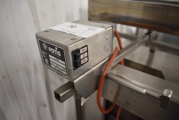 Potis 1 RPM Stainless Steel Commercial Countertop Gyro Machine. 115/125 Volts, 1 Phase. 25x25x45. Tested and Working! - Image 7 of 7