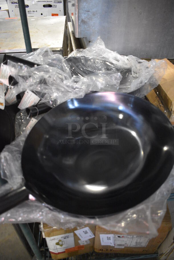 12 BRAND NEW! Winware WOK-16 Metal Skillets. 22x16x5. 12 Times Your Bid! - Image 3 of 4
