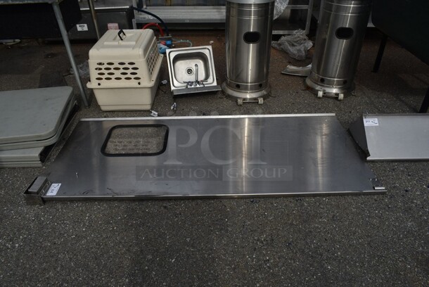 Stainless Steel Swinging Kitchen Door. - Image 1 of 4