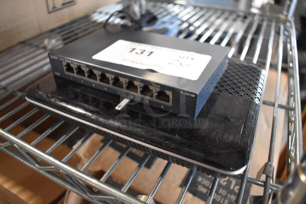 2 Items; TP Link TL-SG108 8 Port Gigabit Desktop Switch and TP Link Archer C2300 Router. Includes 6.5x4x1. 2 Times Your Bid! - Image 4 of 7