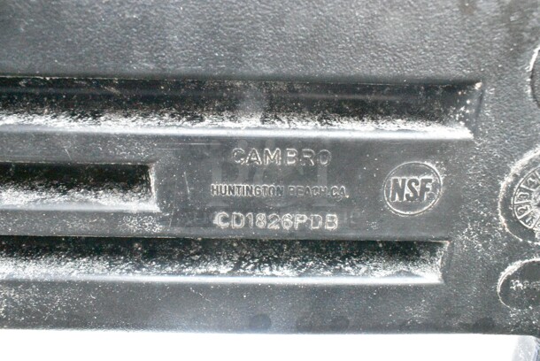 2 Cambro CD1826PDB Black Poly Dolly on Commercial Casters. 2 Times Your Bid! - Image 4 of 5